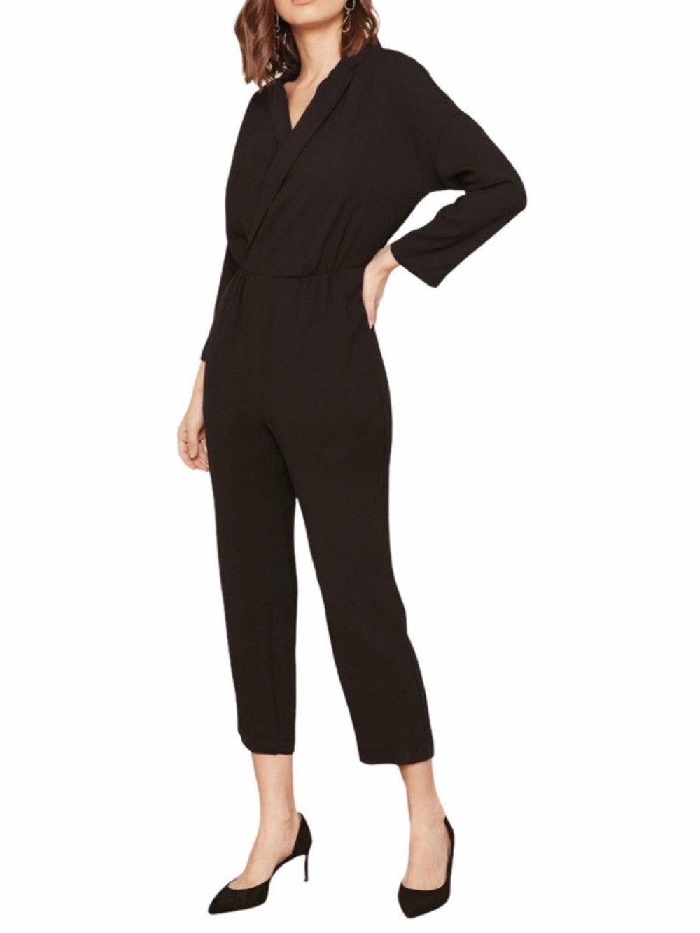 J. Crew Womens 365 Gyro Faux Wrap Jumpsuit 12